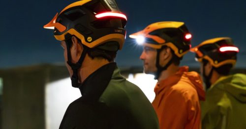 Light-packin’ mesh intercom helmet connects up to 15 cyclists at once