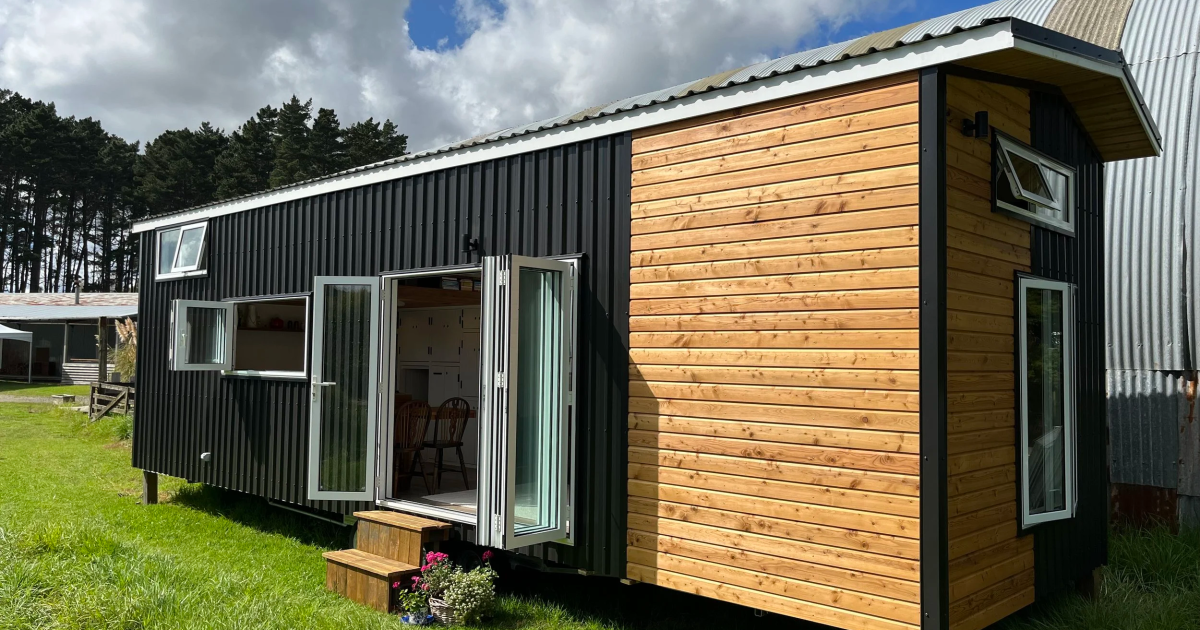 Extra-wide tiny house is built for comfortable family living