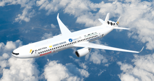 “Double-bubble” hybrid airliner concept uses electric fans to cut drag