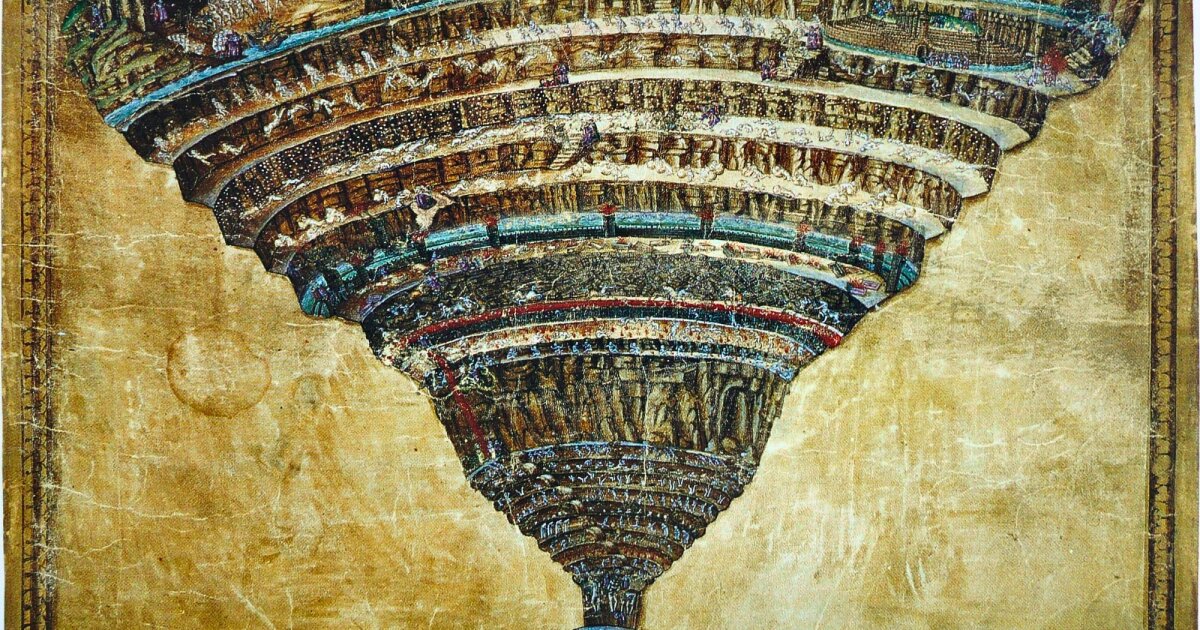 Dante’s Hell was inspired by an asteroid impact