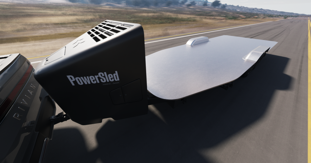 RV maker’s self-driving tow sled packs battery power of 2 Cybertrucks
