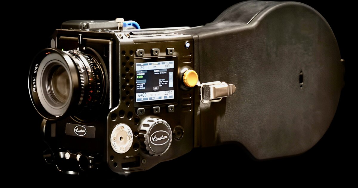Hybrid cine camera simultaneously shoots 16mm film and HD video