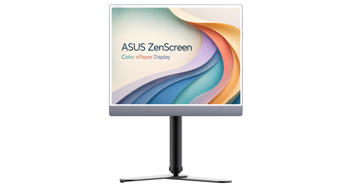 Asus brings color ePaper into the portable monitor mainstream