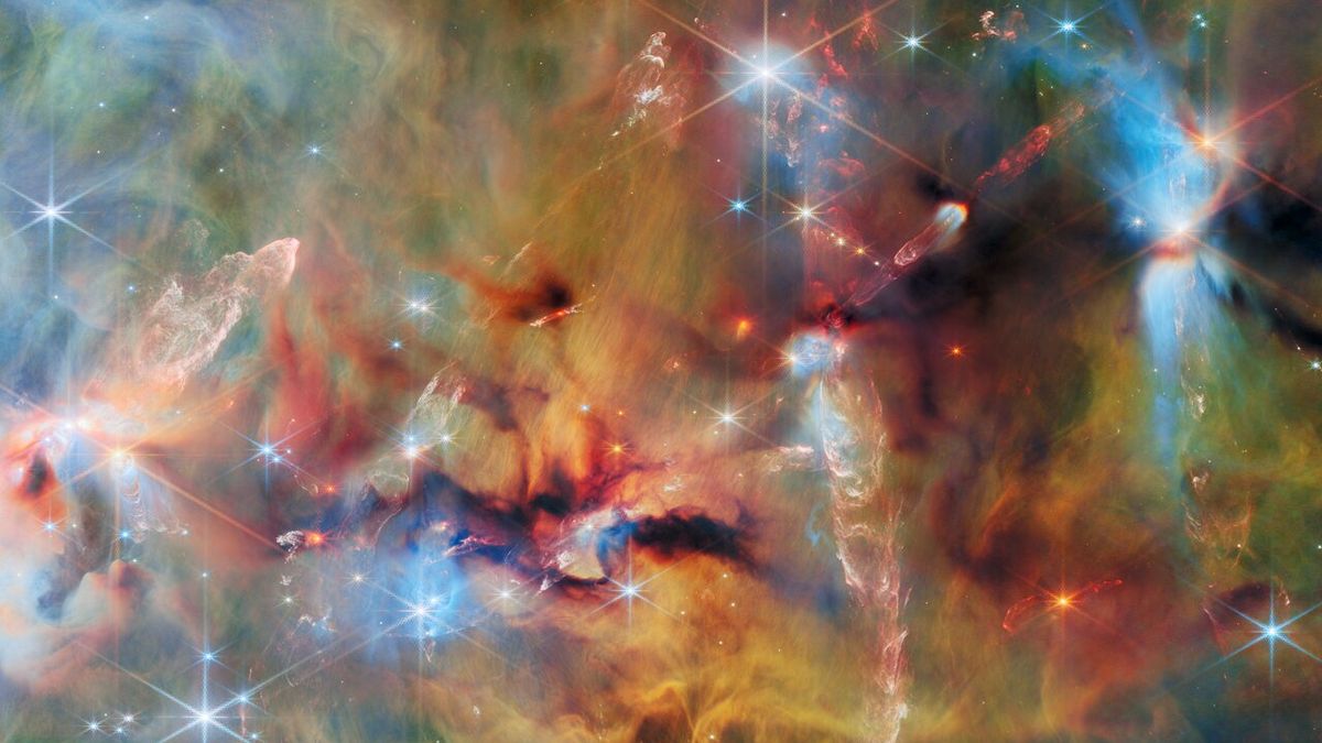 Webb Telescope Looks Behind the Orion Nebula and Finds Stars Still Being Born