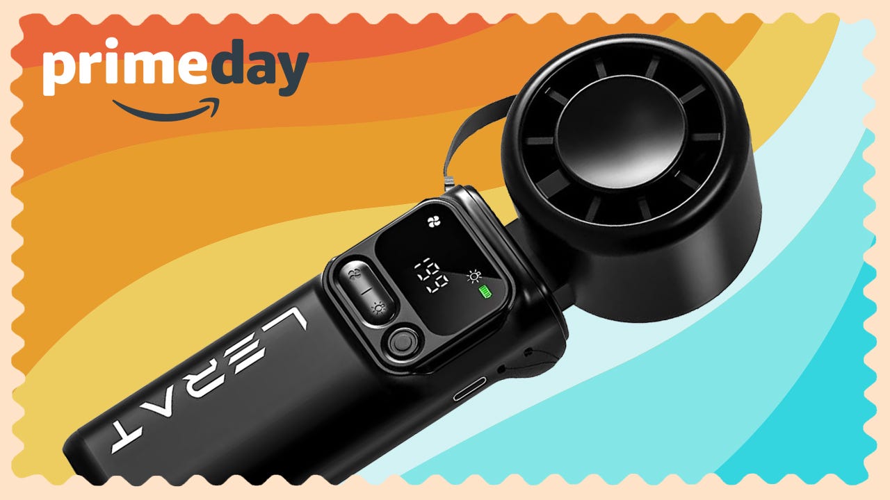 Beat the Summer Heat With This $8 Portable Turbo Fan Deal for Amazon Prime Day