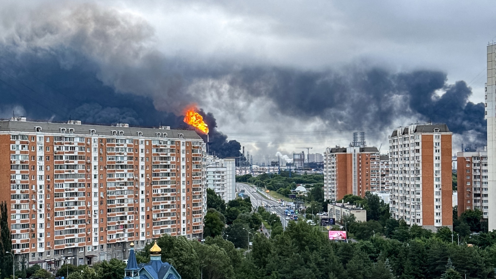Ukraine strikes Moscow oil refinery in large-scale drone attack, with Zelenskyy saying it’s ‘time the war ended’