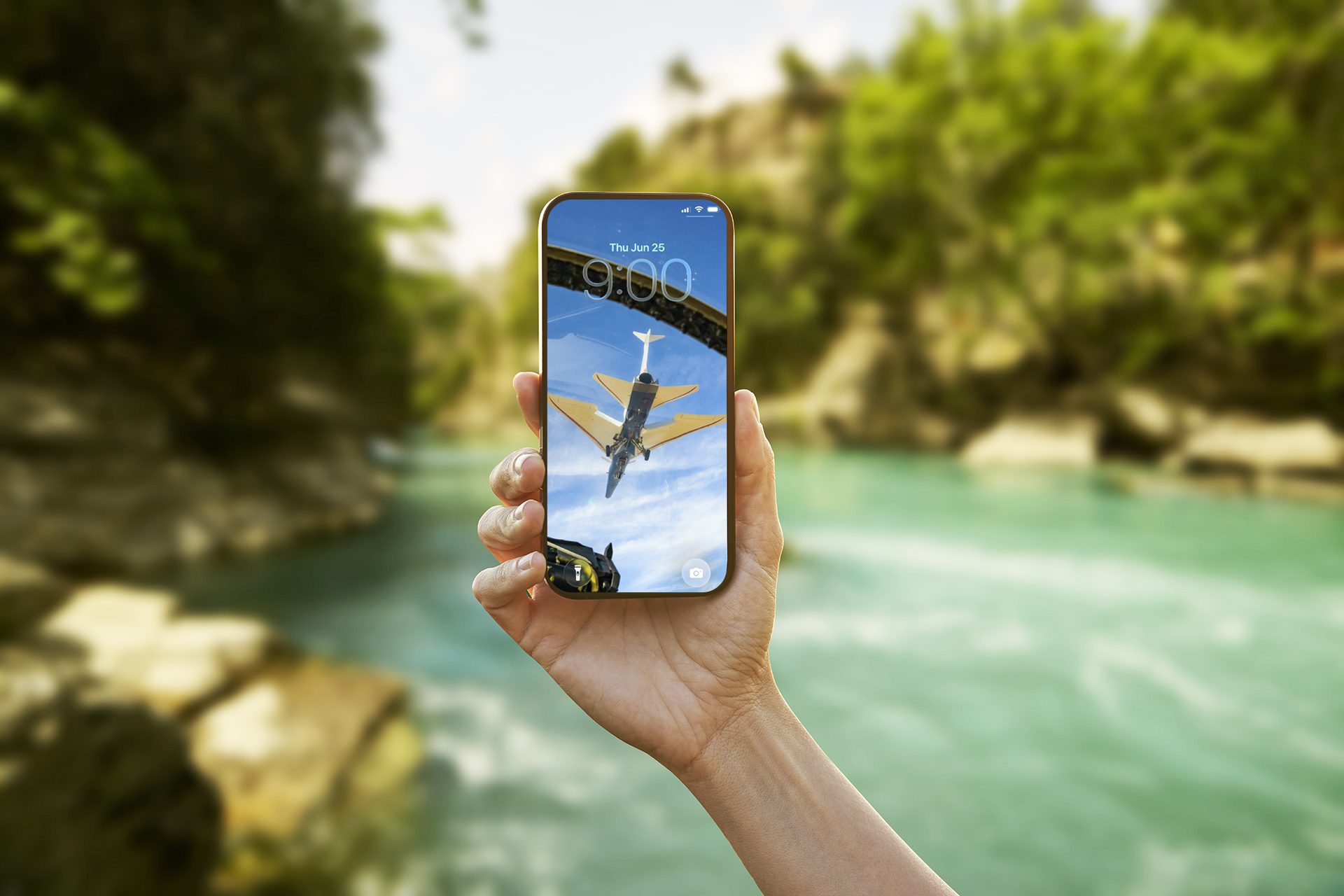 Customize Your Devices with NASA’s New X-59 Digital Backgrounds