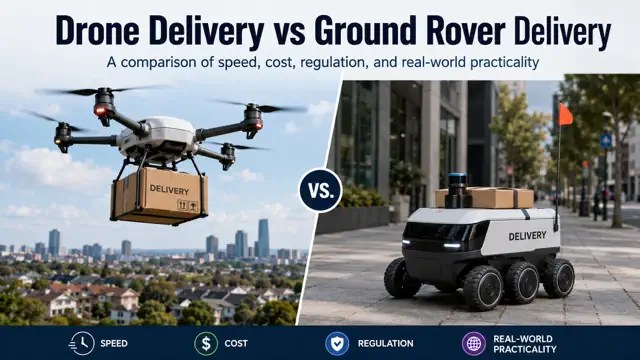 Drone Delivery vs Ground Robot Delivery:Which One Will Actually Win?
