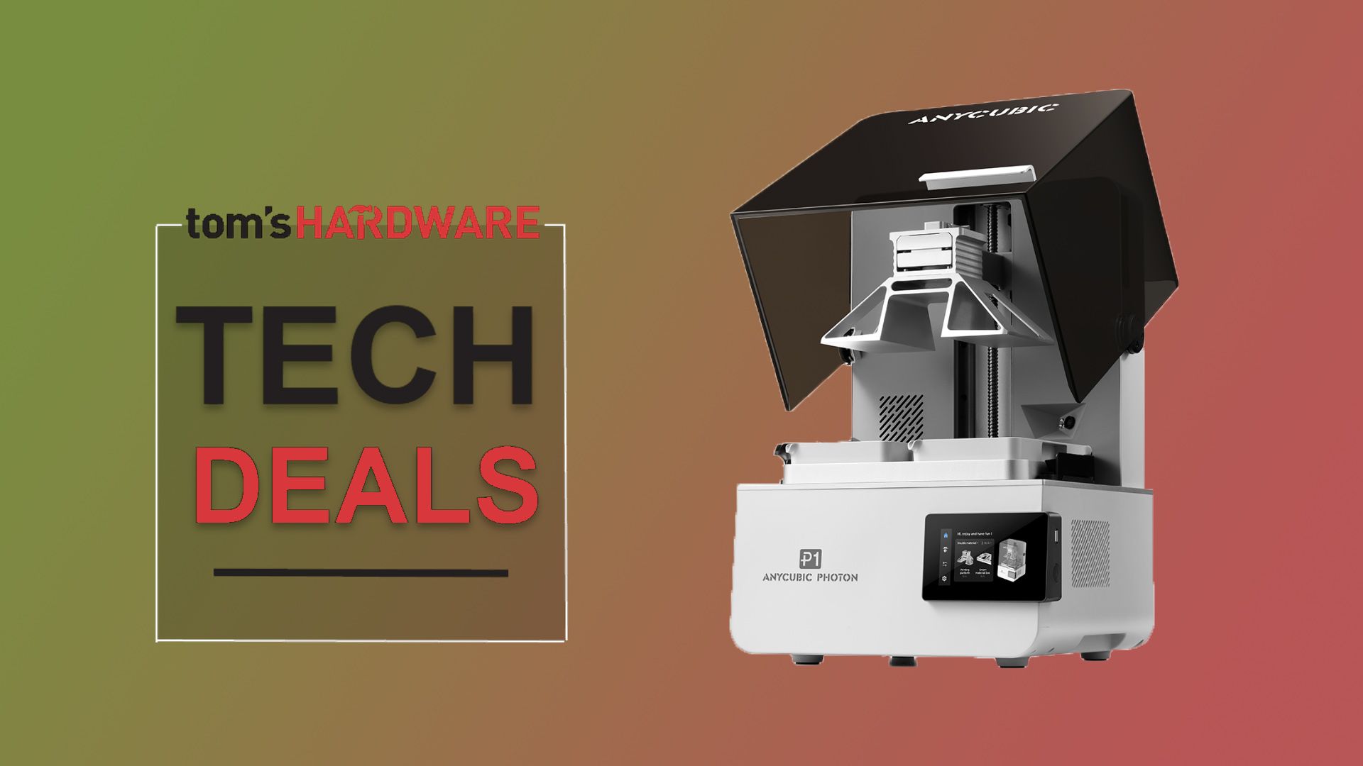 Award-winning resin 3D printer for beginners is 36% off — grab the Anycubic Photon P1 with dual-color material kit for $619.99