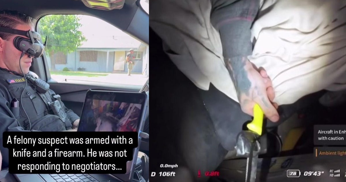 Sacramento County deputies use drone to disarm wanted suspect in standoff