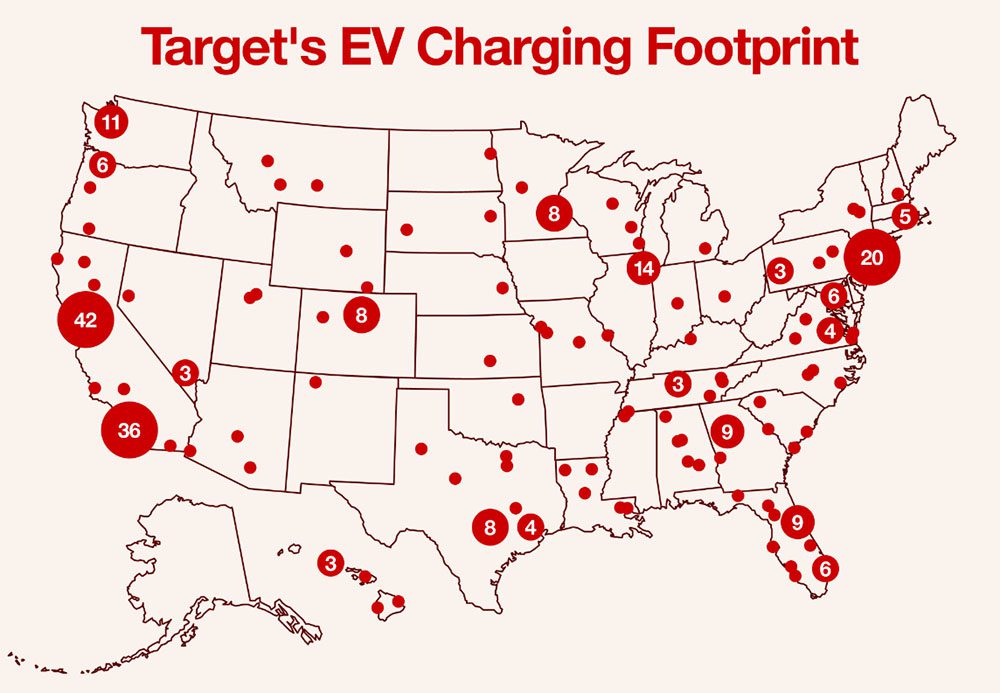 Target to add dozens more public EV charging facilities at its stores
