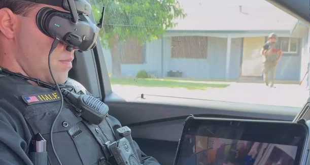 Sacramento sheriff’s video shows drone being used to retrieve man’s knife during a standoff