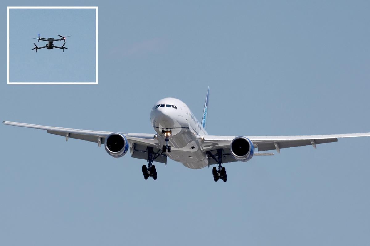 United Airlines flight almost hit drone ‘100 feet below us’ in scary near-collision at Newark Airport