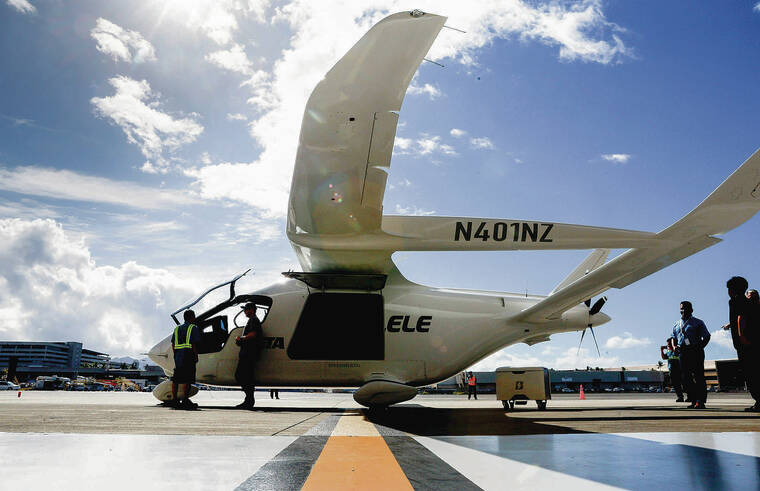 Electric aircraft testing takes off in Hawaii | Honolulu Star-Advertiser