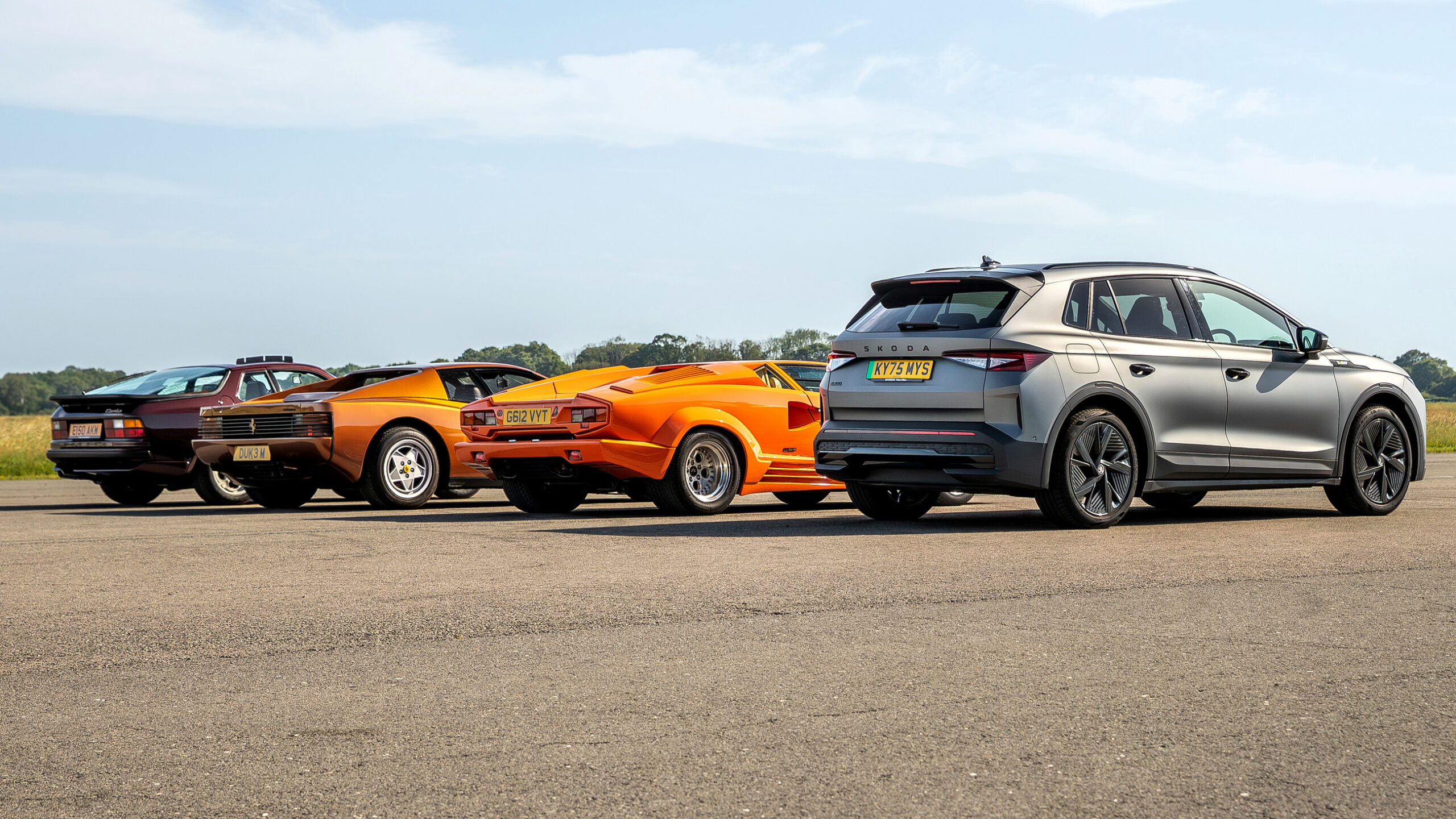 Your Childhood Supercars vs A Family SUV. You Already Know How This Ends | Carscoops