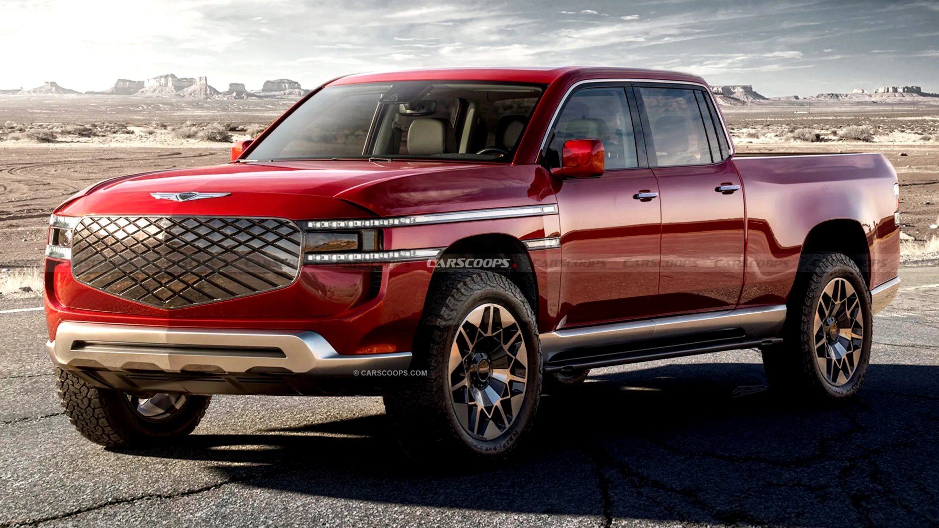 Nobody Wants To Make A Luxury Pickup, So Genesis Is Still Thinking About One | Carscoops