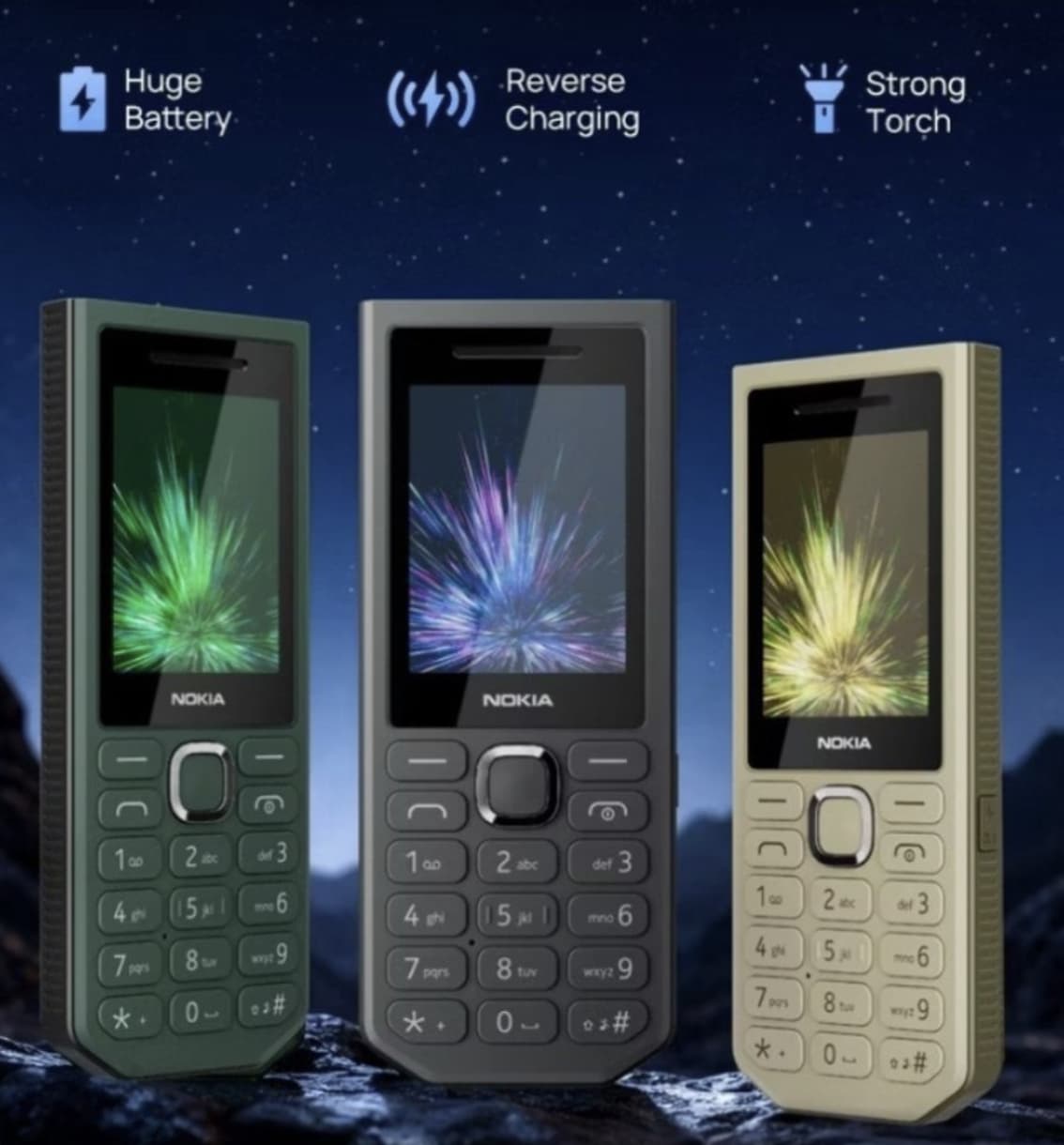 Nokia 300 4G Powerbank Mobile Phone Unveiled: 3750mAh Battery, Equipped with Strong Light Flashlight