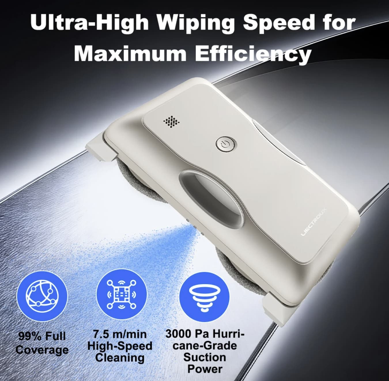 Liectroux G8 Window Cleaning Robot Review: Smart Glass Cleaning with Dual Water Spray and AI Navigation
