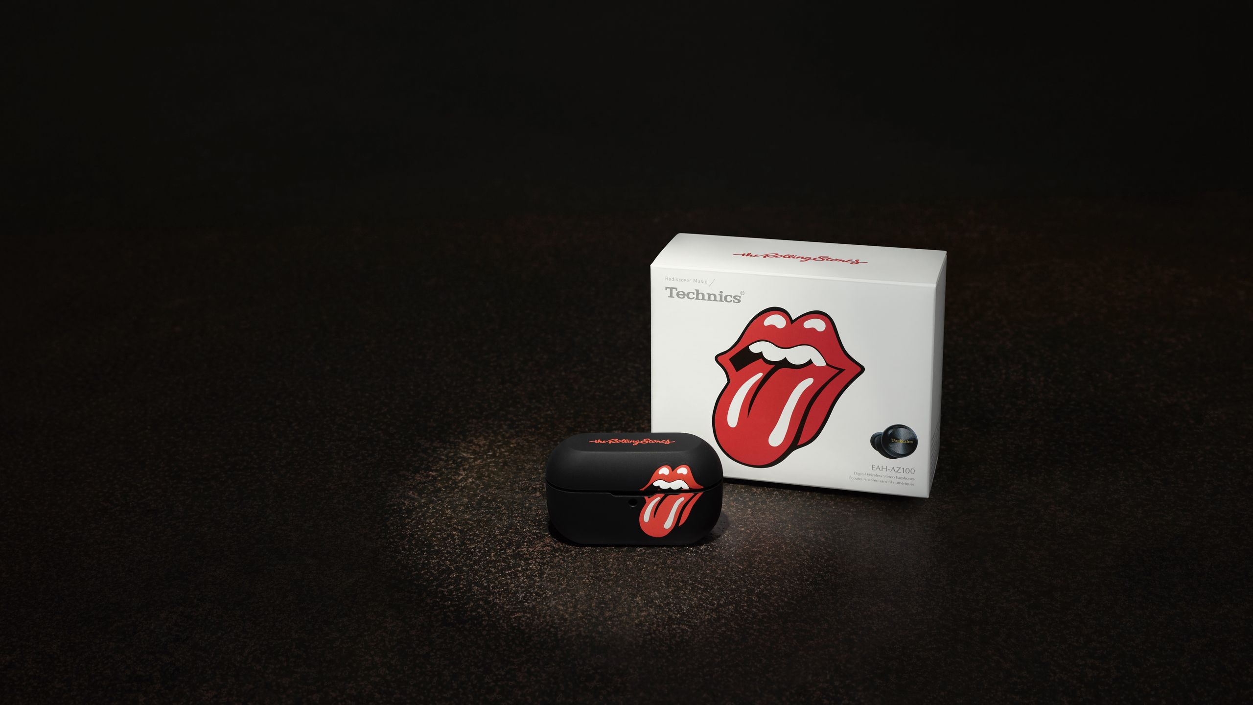 Technics paint it black with The Rolling Stones themed wireless earbuds