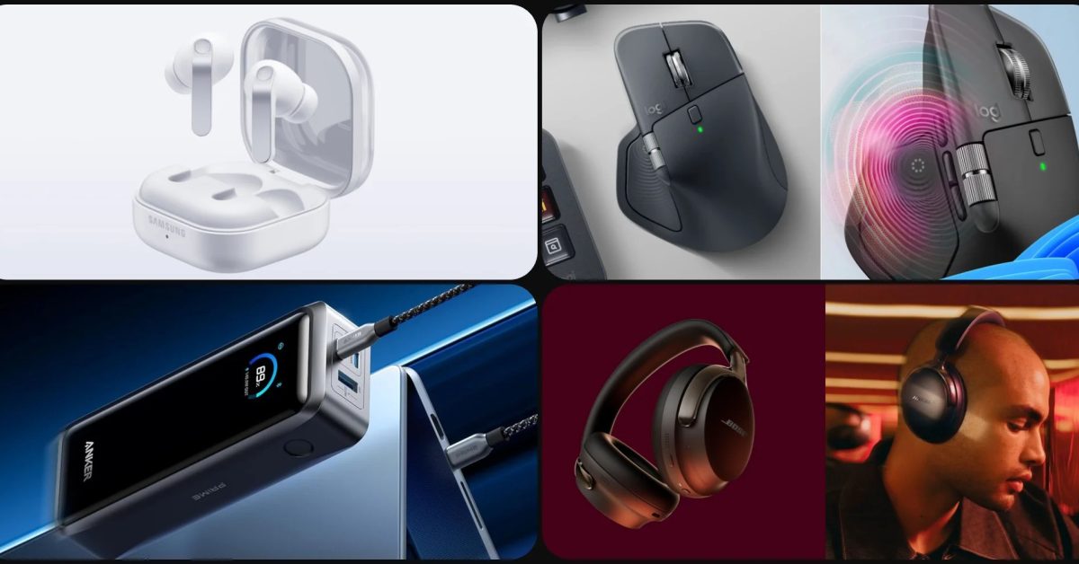 Deals: Galaxy Buds 4 Pro, rare Logitech MX Master 4 deal, Bose speaker $150 off, Anker chargers, more