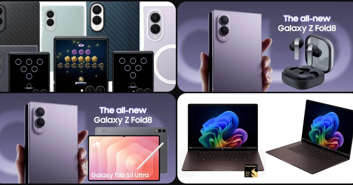 Deals: Galaxy Tab S11 Ultra up to $515 off, FREE buds, official Fold 8/Ultra cases 30% off, OmniBook X Copilot+ PC $550 off, more