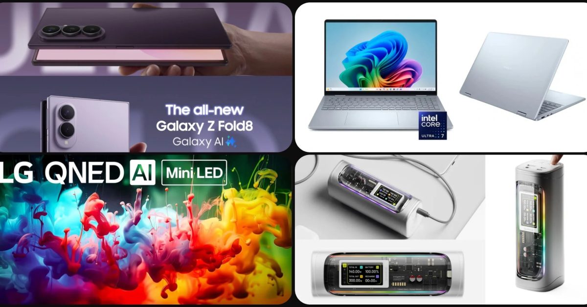 Deals: Fold 8/Ultra, 2-in-1 Copilot+ PCs and Surface Pro up to $500 off, LG TVs from $330, new transparent metal power bank, more