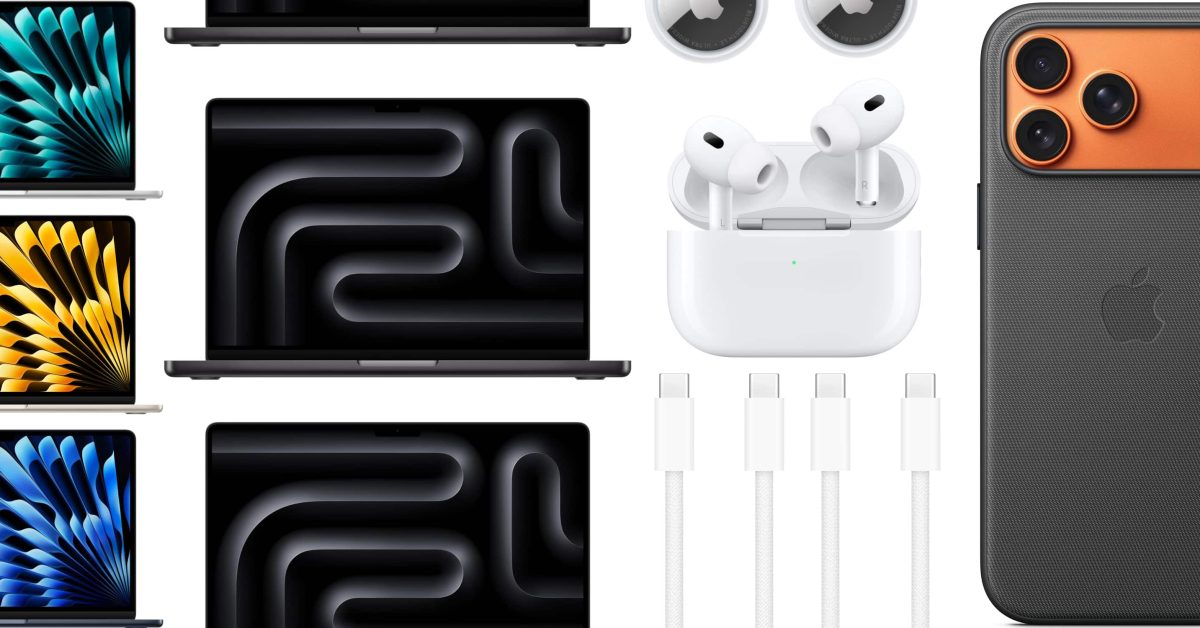 Deals: M5 MacBook Pro, MacBook Air, AirPods, TechWoven, more 9to5Mac