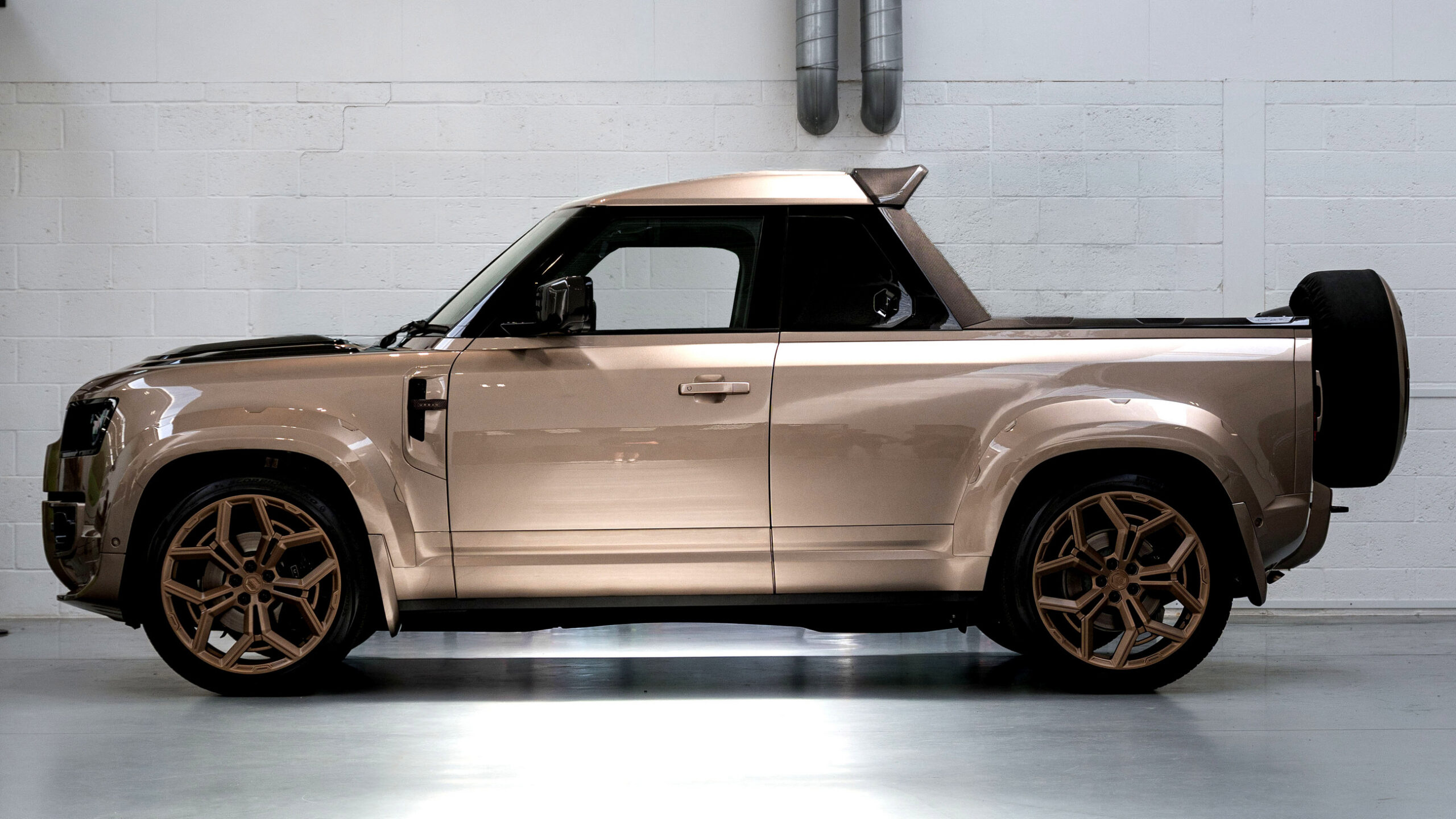 Land Rover Won’t Make A Defender Pickup, So This Shop Did It In Carbon | Carscoops