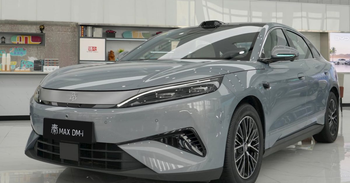 BYD reveals images of the new Qin Max EV ahead of its launch next month