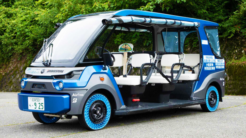 Bridgestone’s Airless Tires Finally Hit The Road, But They Top Out At 12 MPH | Carscoops