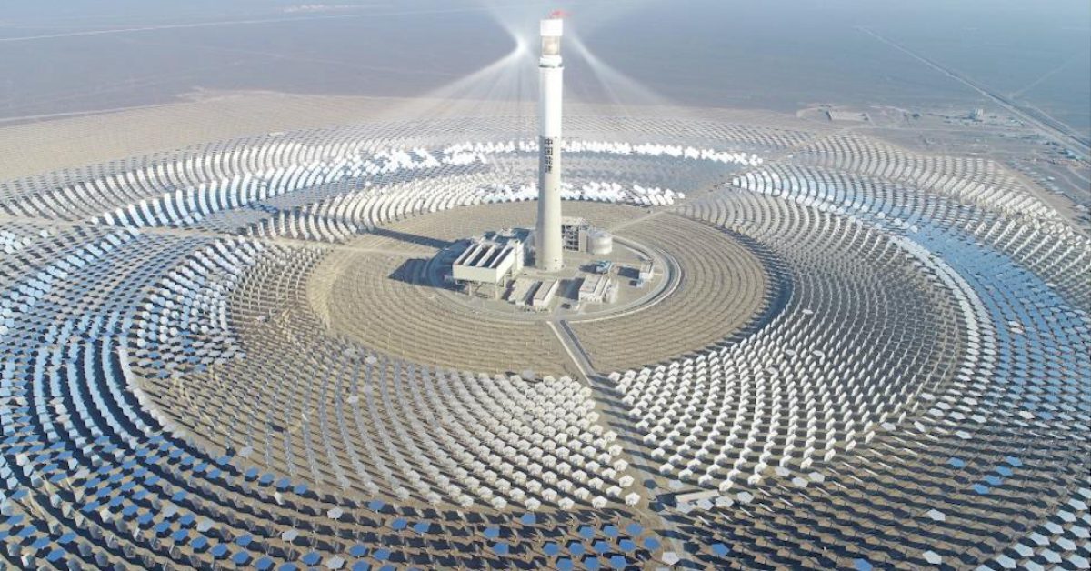 China’s giant Gobi solar plant runs after dark on salt, not batteries