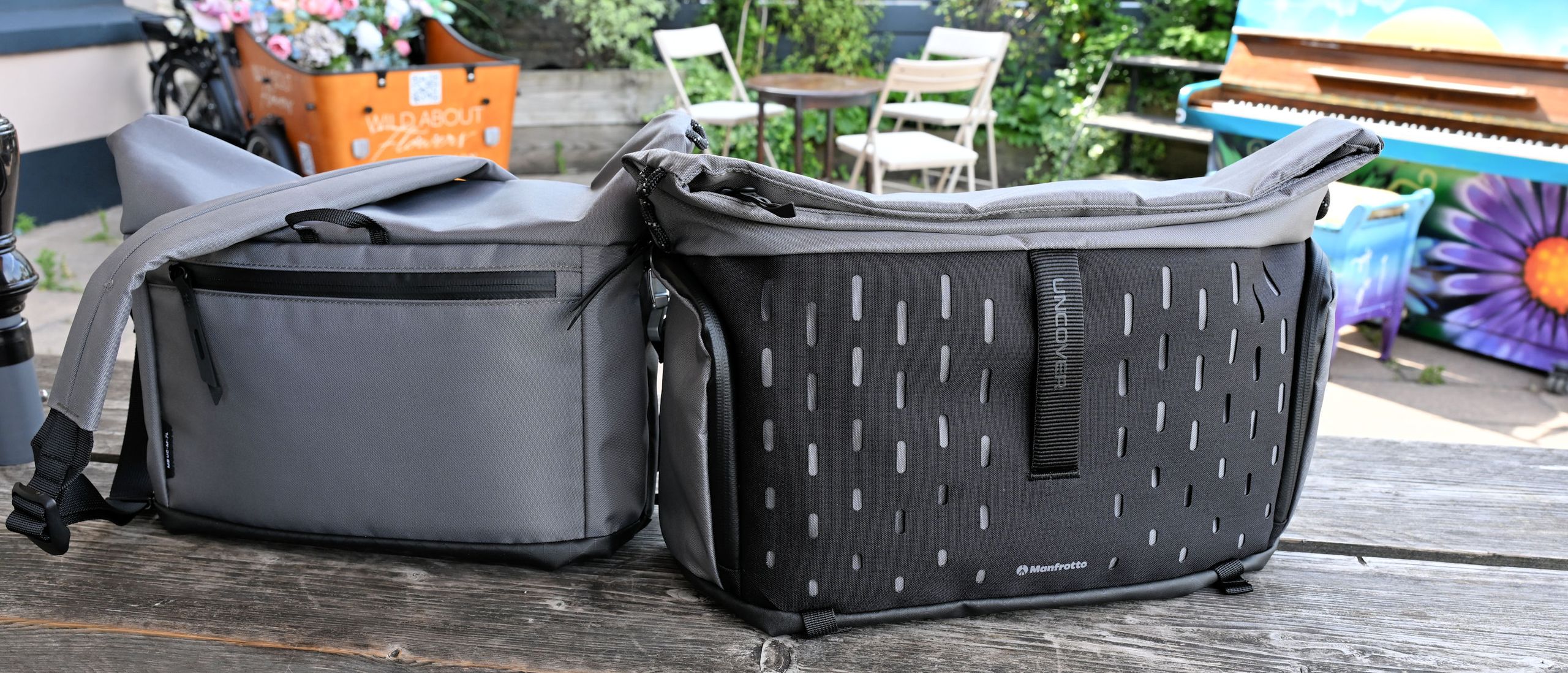 Manfrotto Uncover Messenger / Sling: expandable and adaptable camera bags