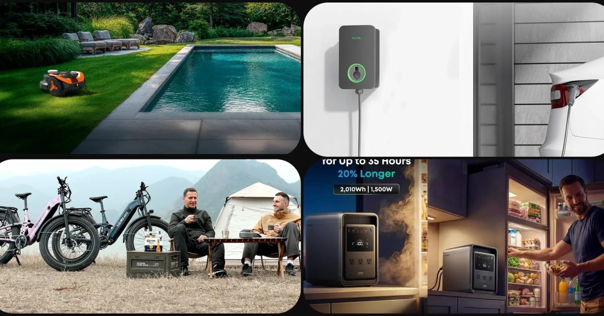 Amazon slashes $410+ off Worx 1/4-acre robot mower, 50% drop on Anker SOLIX S2000 power station, Autel level 2 EV charger $909, more