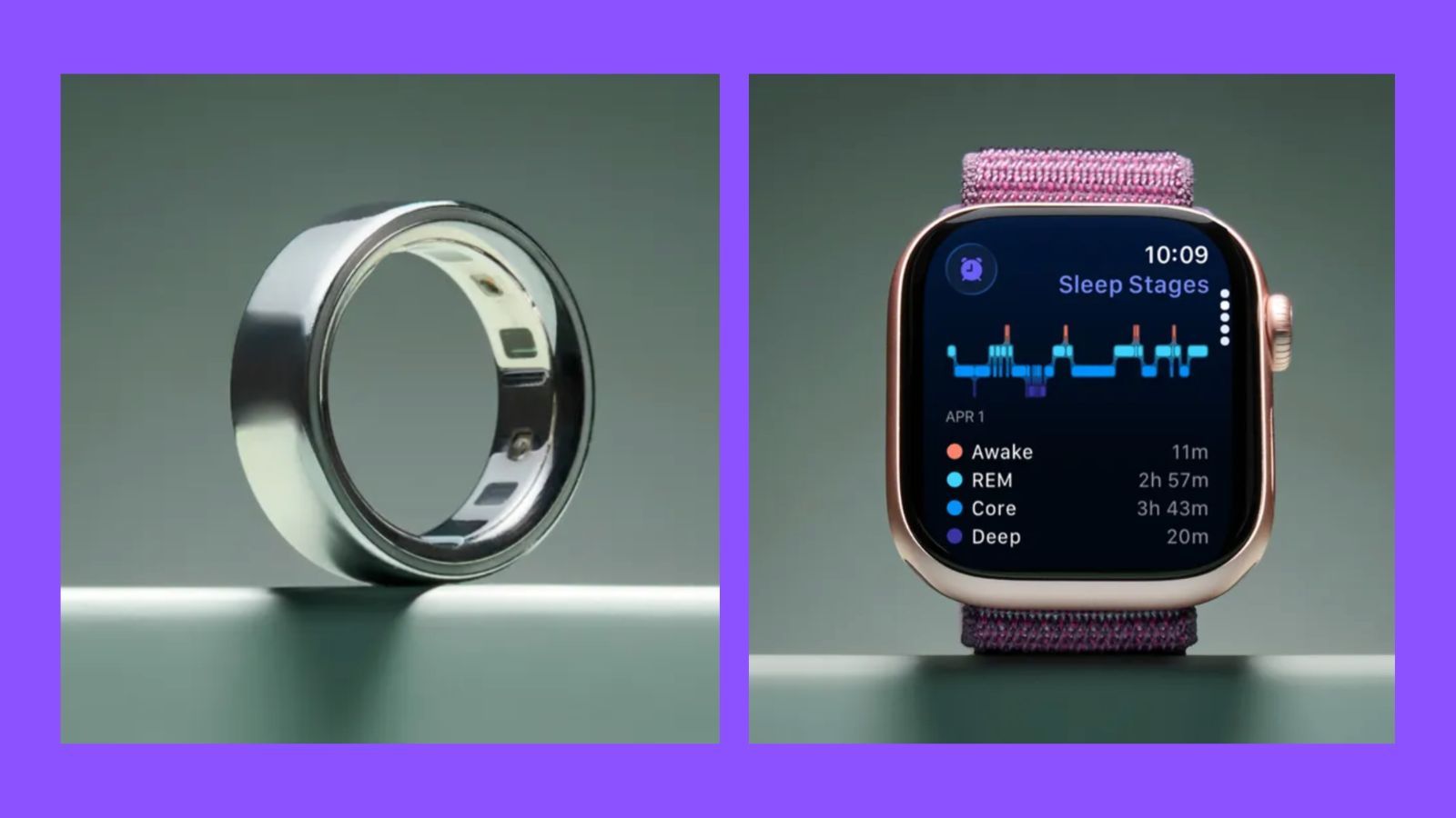 I tracked my sleep with an Oura Ring and Apple Watch for over a year — here’s how they compare and the one I’m still wearing to bed every night
