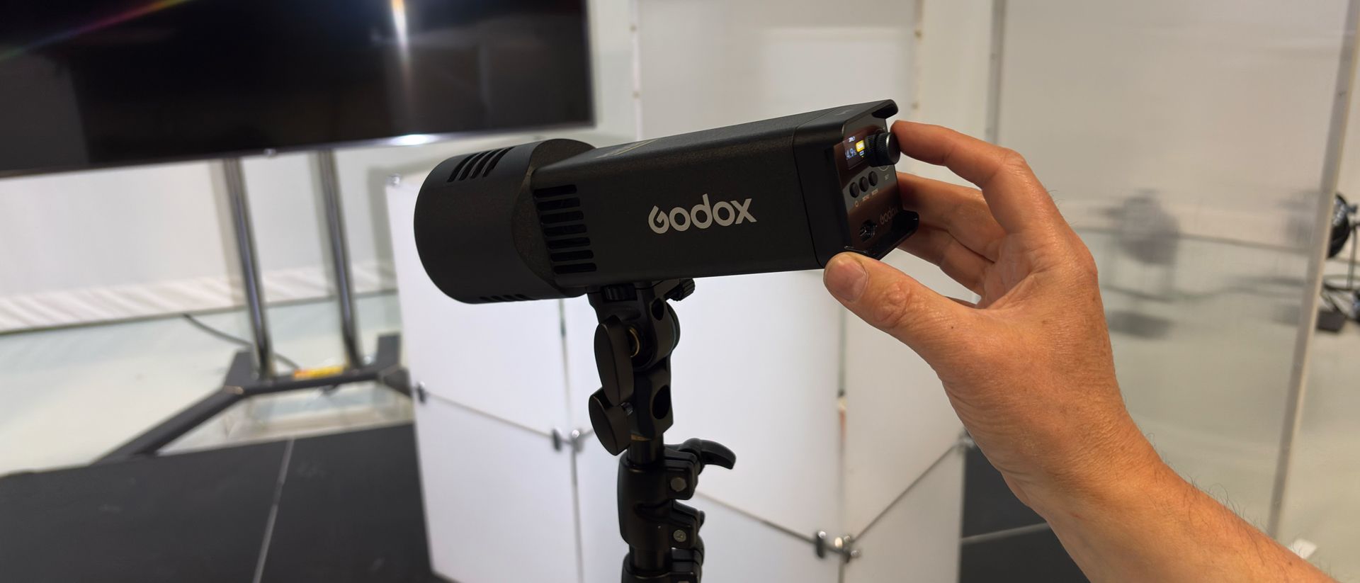 The Godox RS100Bi combines power and portability for lighting location!