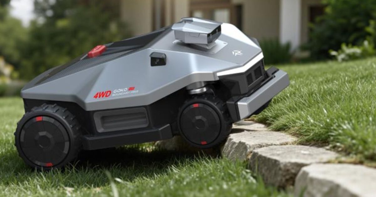 The GOKO M6 Robotic Lawn Mower Brings Industrial Robotics to Modern Lawn Care