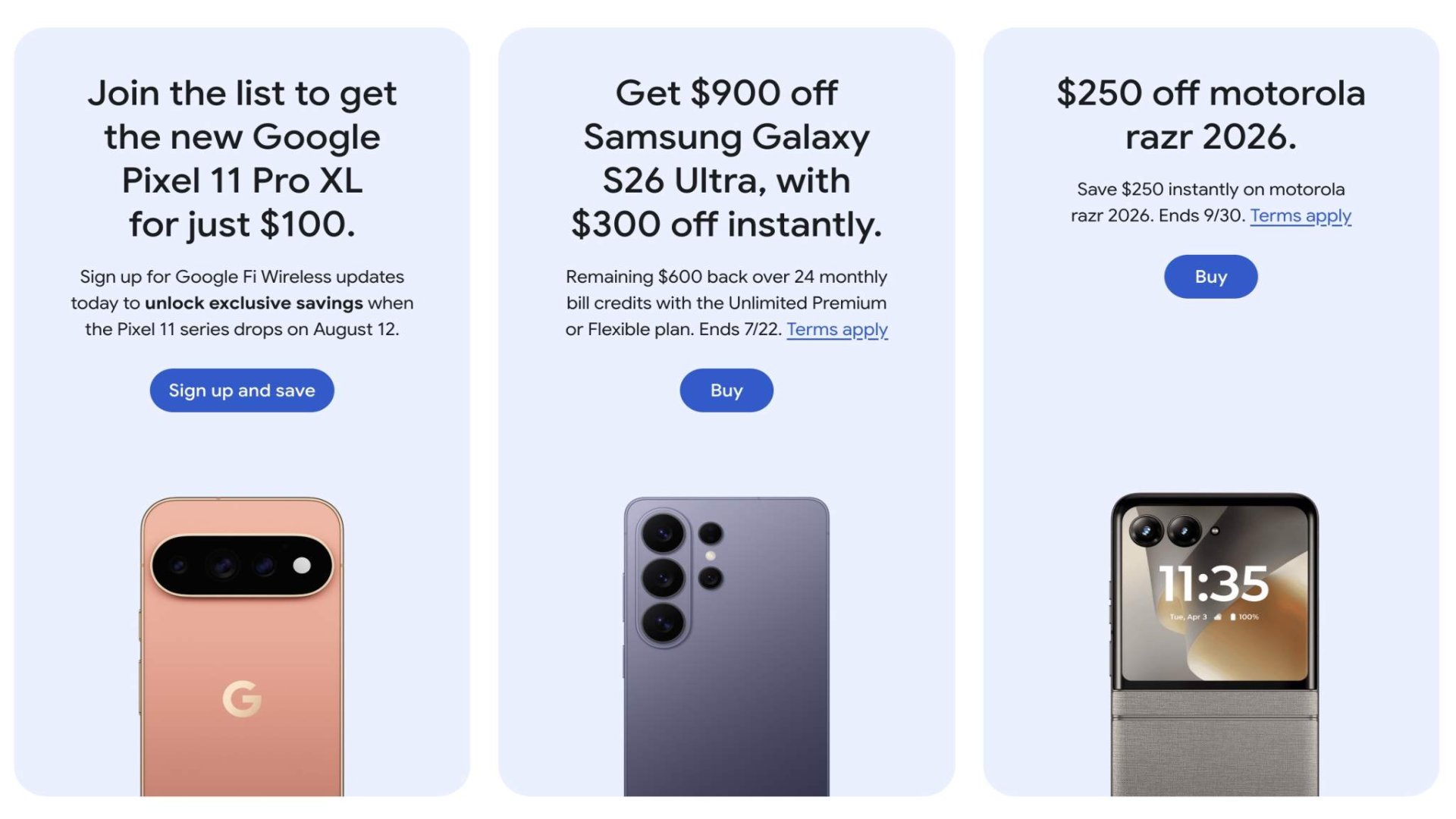 Google Fi’s Pixel 11 Pro XL deal briefly teases us with an official early look