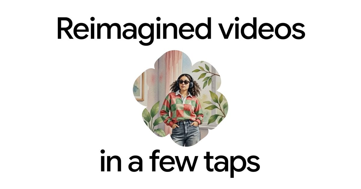 Google Photos can now turn your ordinary videos into AI-generated works of art