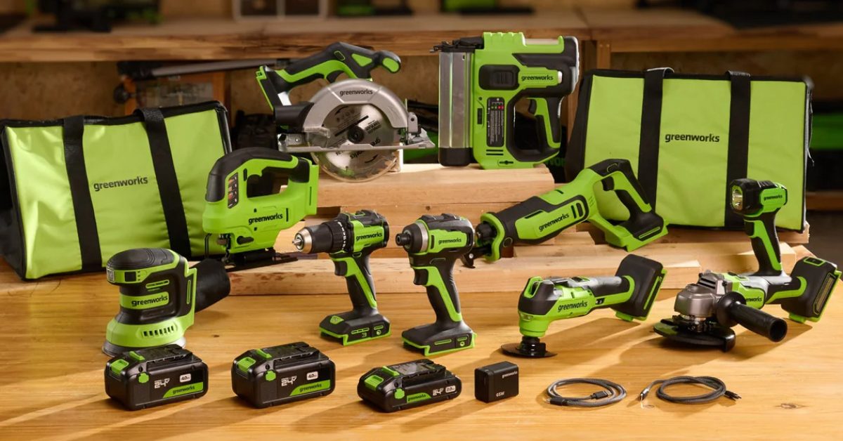 Bolster your arsenal with this comprehensive 24V 10-tool Greenworks combo kit and $320 savings to $680