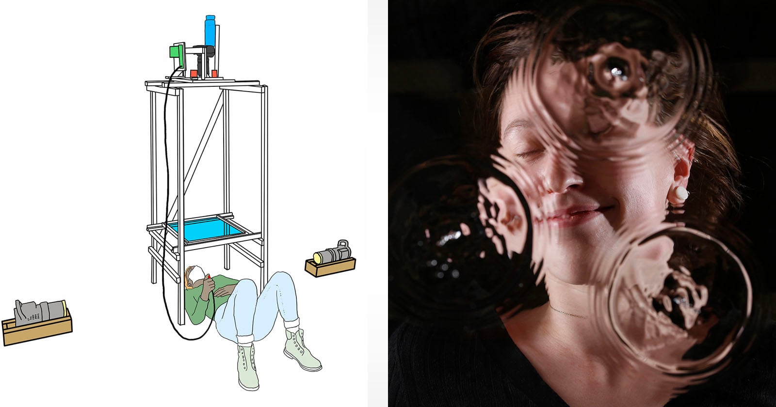 I Built a Custom Rig for What I Call ‘Ripple Portraits’