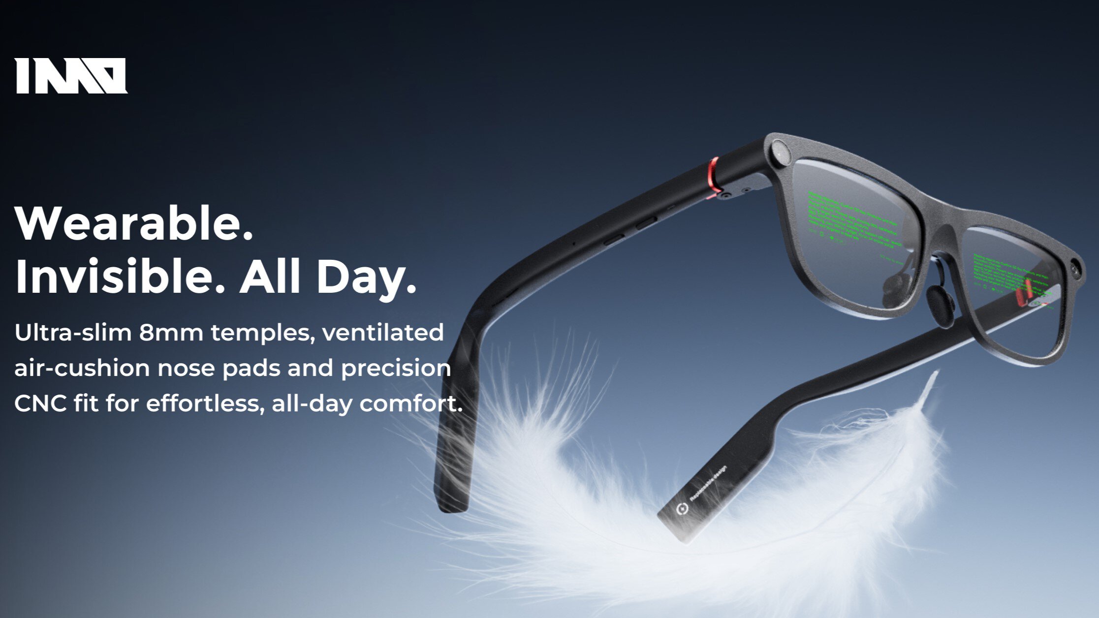 The INMO GO3 are lightweight AI glasses with features built for everyday use