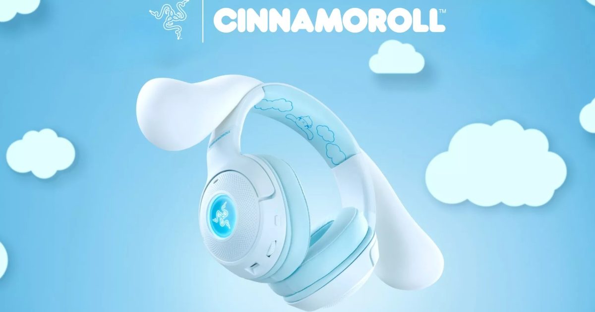 Razer made a Cinnamoroll headset, and it is aggressively adorable