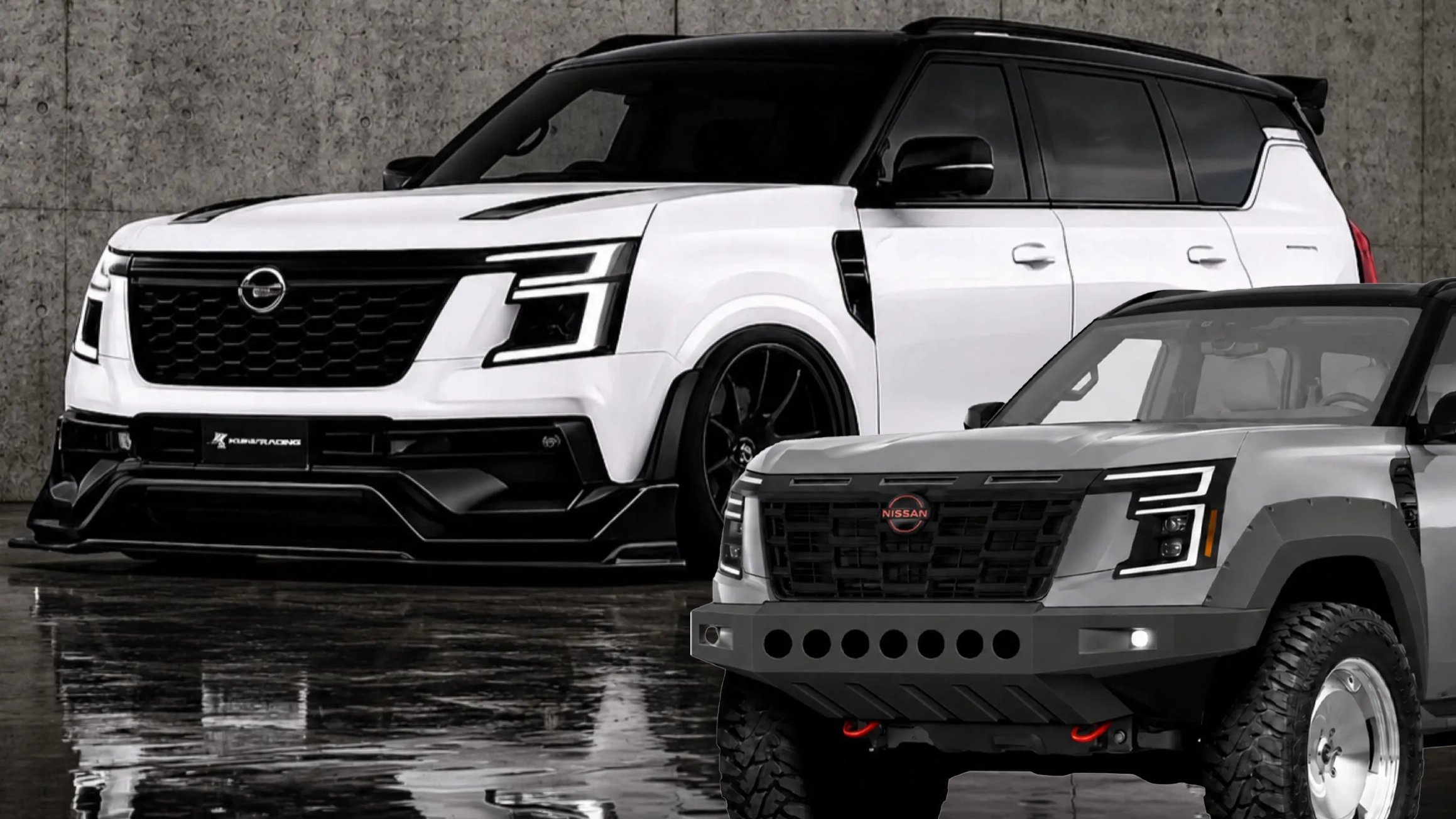 These Tuned Nissan Armadas Go Lower Than a GT-R And Higher Than A Pro-4X | Carscoops