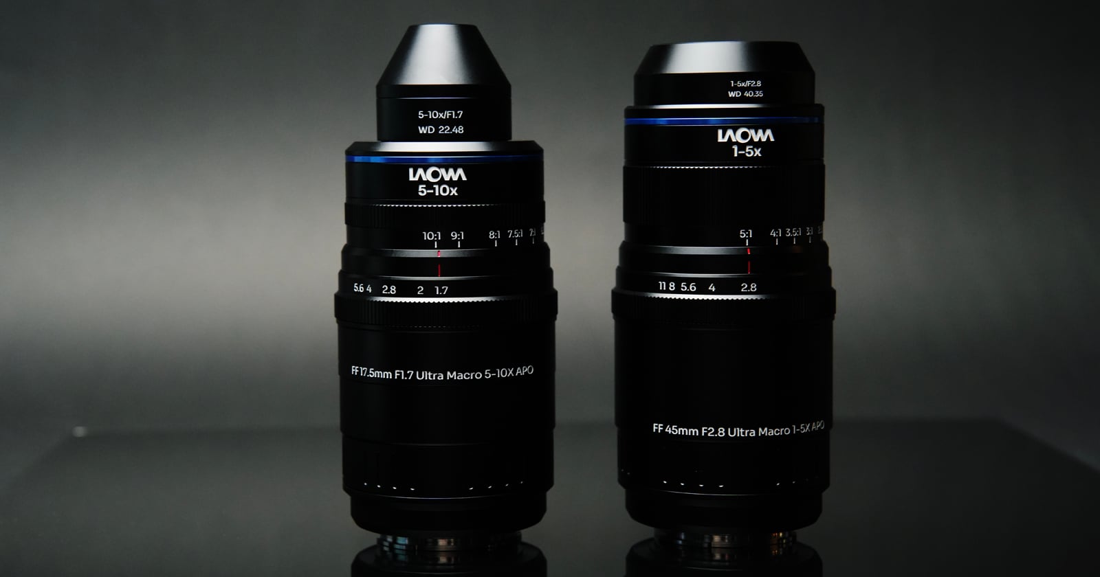 Laowa Aksen 45mm f/2.8 and 17.5mm f/1.7 Are Parfocal Ultra Macro Lenses