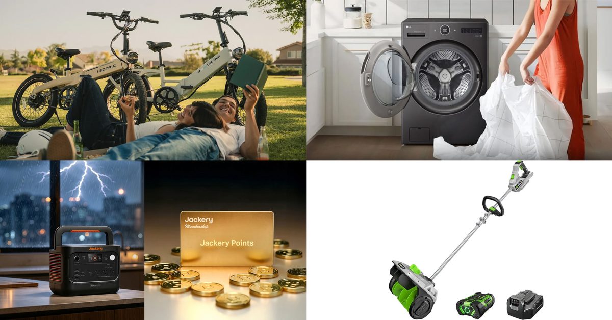 Lectric Christmas in July e-bike sale with up to $733 savings, Best Buy Black Friday in July appliance sale, Jackery, EGO, more