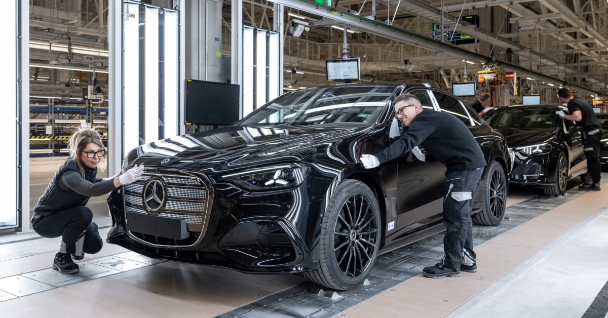 Mercedes is now building its new electric C-Class – here’s where