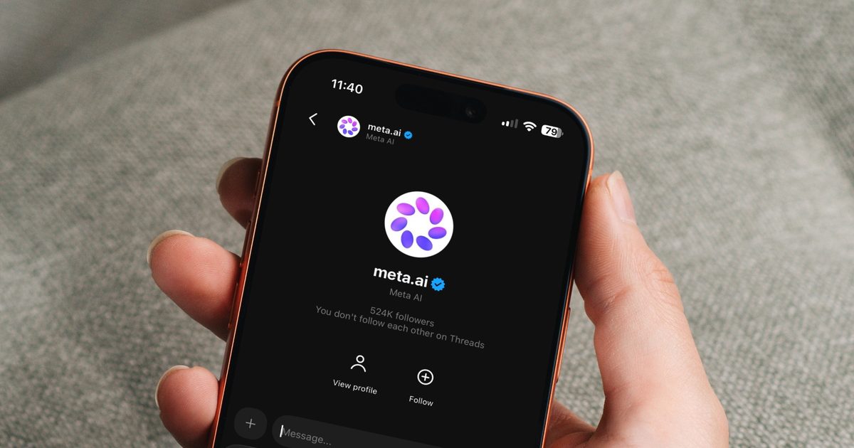 Meta AI is moving into your Threads DMs, where awkward AI chats belong