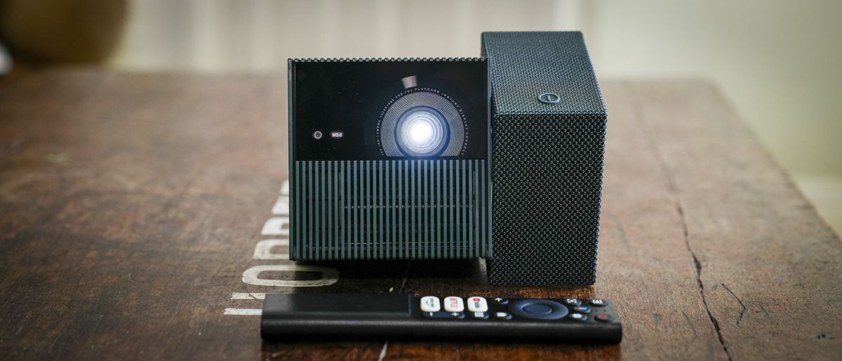 I tested TCL’s PlayCube projector, and it’s a brilliantly simple option for business presentations and movies