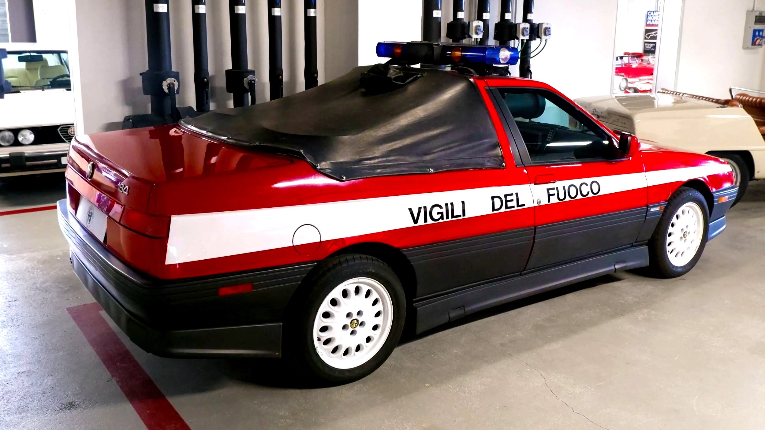 Alfa Romeo Once Turned Its Flagship Sedan Into A Pickup To Fight Fires | Carscoops