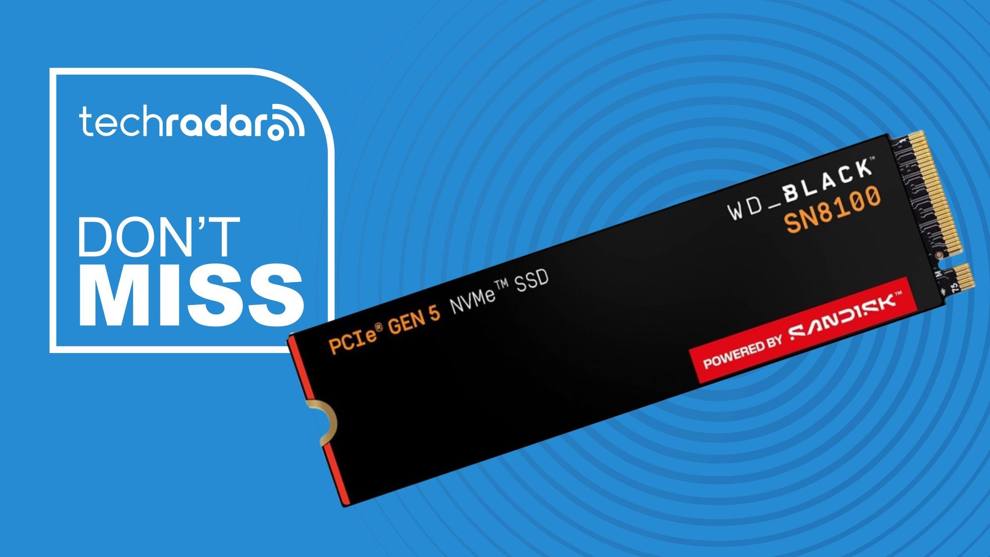 Save on WD-Black’s SN8100 2TB Gen 5 SSD with blazing-fast 14,900MB/s read speeds